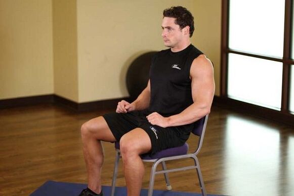 Chair sitting exercises to increase vitality