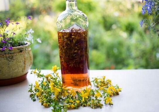 alcohol of St. John's wort to increase potency